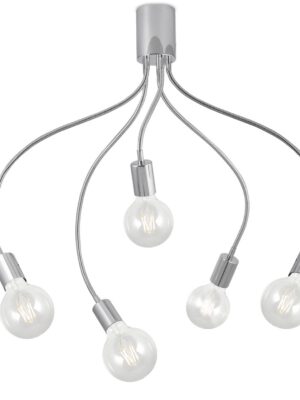 PLAFON 5L MELISA CROMO 5 X 60W E-27