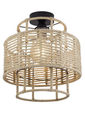 PLAFON AIFOS NEGRO-CUERDA 1 X 60W E-27