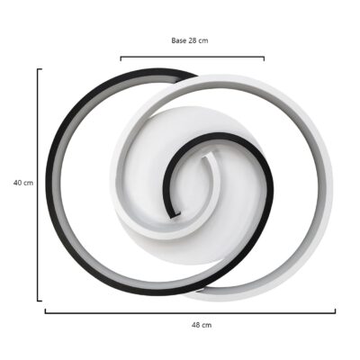 PLAFON LED MANZONI LED 48W 4560LM 2700-6500K