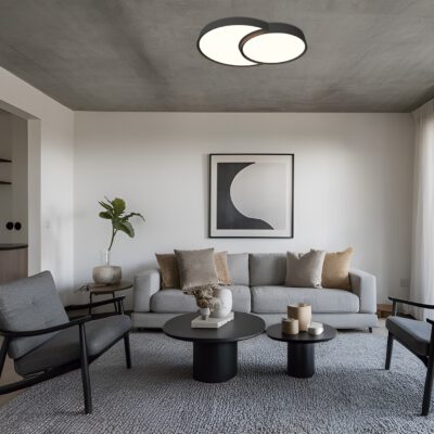 PLAFON LED NIRO NEGRO LED 67W 3000/4000/6000K