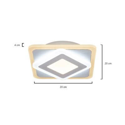 PLAFON LED TIVOLI BLANCO LED 22W 2090LM 3000-6000K
