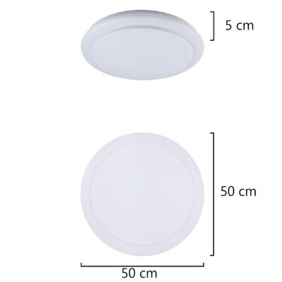 PLAFON NUNO BLANCO 50 LED 60W 4800LM 4000K