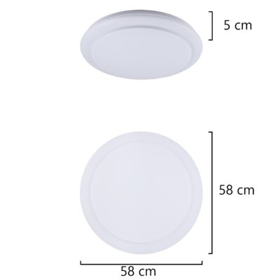 PLAFON NUNO BLANCO 58 LED 70W 5600LM 4000K