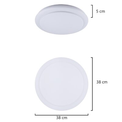PLAFON NUNO BLANCO LED 48W 3840LM 4000K