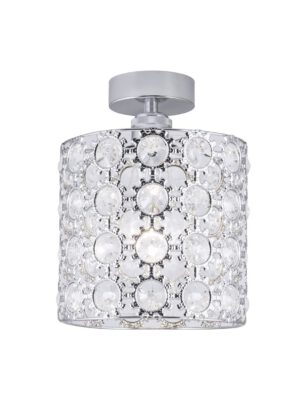 PLAFON RABAT CROMO 1 X 60W E-27