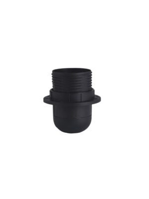 PORTALAMP. SEMIROSCADO NEGRO E-27