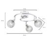 REDONDO 3L ROLO CROMO 3 X 40W G-9