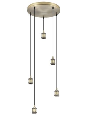 REDONDO 5L ELKAN CUERO 5 X 60W E-27