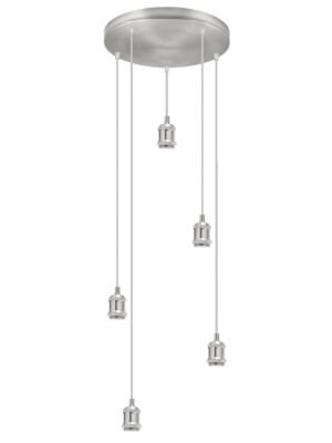 REDONDO 5L ELKAN NIQUEL SAT. 5 X 60W E-27