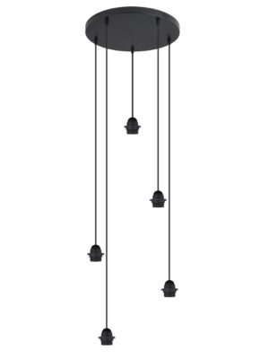 REDONDO 5L LARRUE NEGRO 5 X 60W E-27