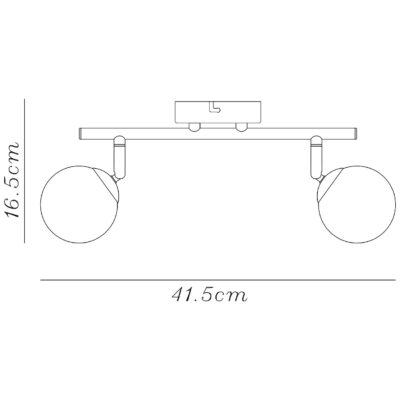 REGLETA 2L MIGOS LATON 2 X 40W G-9