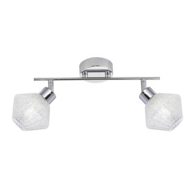 REGLETA 2L OZADI CROMO 2 X 40W G-9