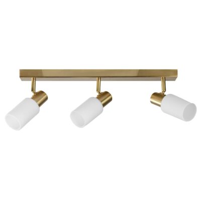 REGLETA 3L SAMBA LATÓN 3 X 40W E-14