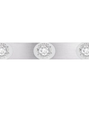 REGLETA "ROSE" 3L ALUM.PLATA 4000K 18W 1710LM