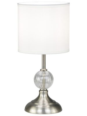 SOBREMESA ALEX NIQUEL SATINA 1 X 40W E-14