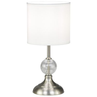 SOBREMESA ALEX NIQUEL SATINA 1 X 40W E-14