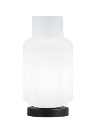 SOBREMESA BABEL NEGRO -OPAL 1 X 60W E-27