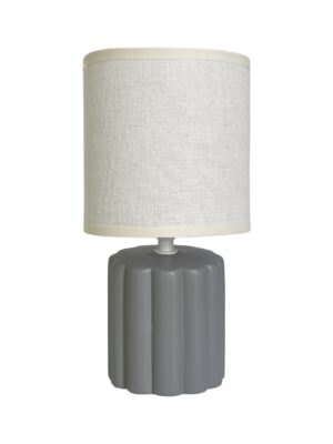 SOBREMESA BARLOW GRIS 1 X 40W E-14