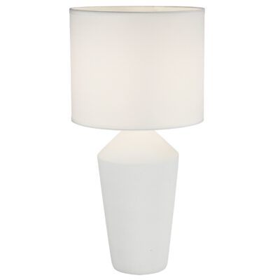 SOBREMESA BARRON BLANCO 1 X 60W E-27