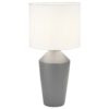 SOBREMESA BARRON GRIS 1 X 60W E-27