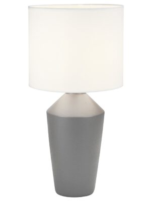 SOBREMESA BARRON GRIS 1 X 60W E-27