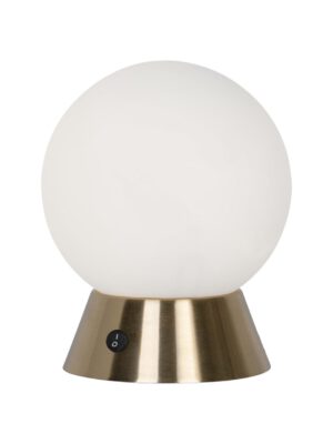 SOBREMESA BEN CRISTAL OPAL 1 X 40W E-14