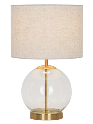 SOBREMESA CARPARI LATÓN CRISTA 1 X 60W E-27