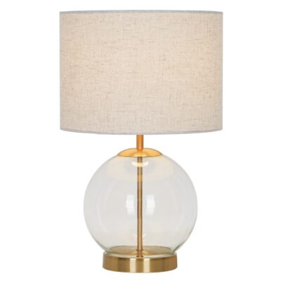 SOBREMESA CARPARI LATÓN CRISTA 1 X 60W E-27