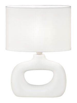 SOBREMESA DALTON BLANCO 1 X 40W E-14