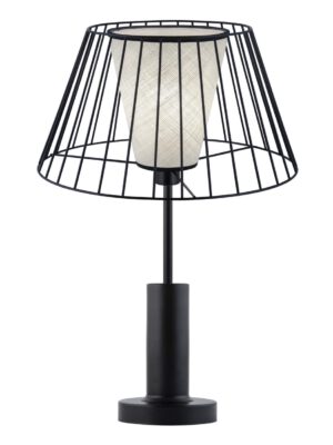 SOBREMESA FEDELE NEGRO 1 X 60W E-27