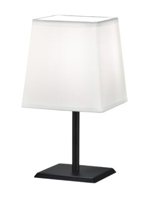 SOBREMESA FOX BLANCO/NEGRO 1 X 40W E-14