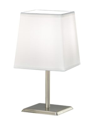 SOBREMESA FOX NIQUEL SATINADO 1 X 40W E-14