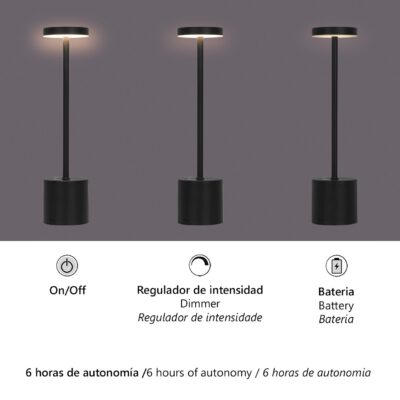 SOBREMESA FREYA BLANCO LED 3W 90LM 3000K