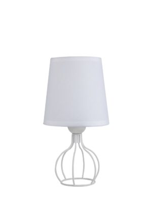 SOBREMESA HILDA BLANCO 1 X 60W E-27