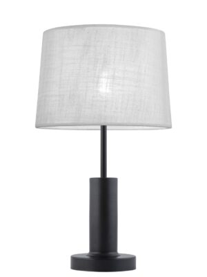 SOBREMESA MALORY NEGRO 1 X 60W E-27