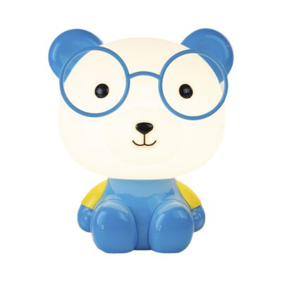 SOBREMESA MASKOTA PERRITO AZUL 1 X 40W E-14-BOMBILLA INCLUIDA