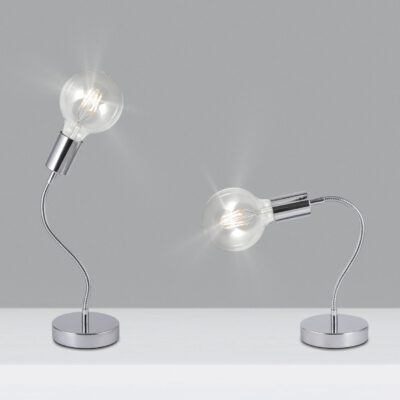 SOBREMESA MELISA CROMO 1 X 60W E-27