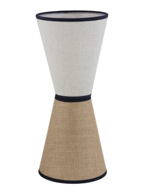 SOBREMESA PARNASO BEIG-TOSTA 1 X 60W E-27