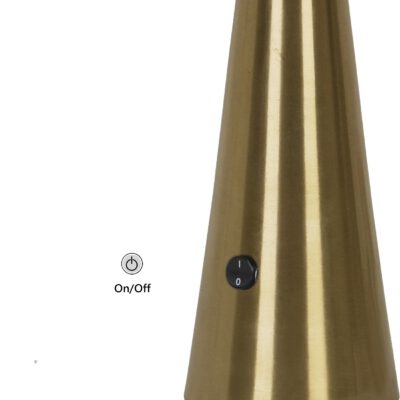 SOBREMESA PATRICK LATÓN-OPAL 1 X 25W E-27