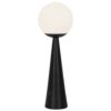 SOBREMESA PATRICK NEGRO-OPAL 1 X 25W E-27