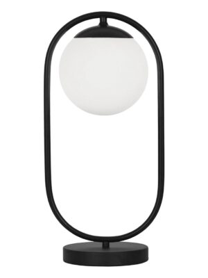 SOBREMESA RENZO NEGRO 1 X 60W E-27