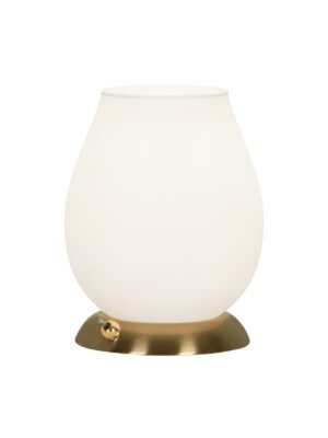 SOBREMESA TALES LATÓN-OPAL 1 X 40W E-14