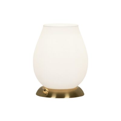 SOBREMESA TALES LATÓN-OPAL 1 X 40W E-14