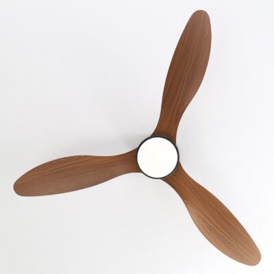 VENTILADOR RENO MADERA OSCURA 132 CM - 3 PALAS