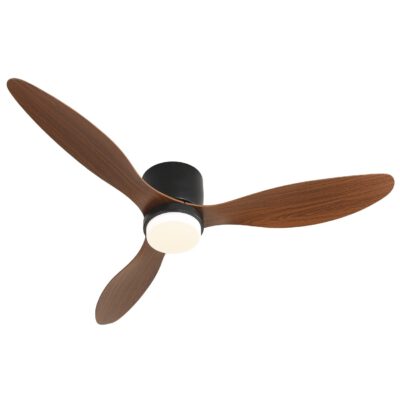 VENTILADOR RENO MADERA OSCURA 132 CM - 3 PALAS