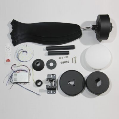 VENTILADOR VALCANO NEGRO 107 CM 3 PALAS