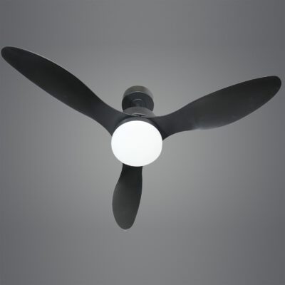VENTILADOR VALCANO NEGRO 107 CM 3 PALAS