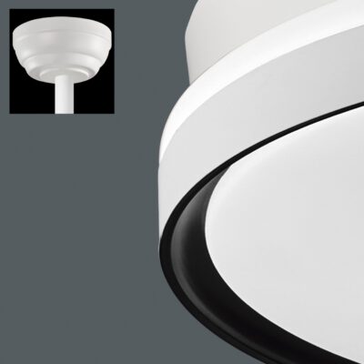 VENTILADOR VIC BLANCO/NEGRO 50 CM 3 PALAS