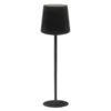 SOBREMESA-PIE SUNSET NEGRO LED 5W - BATERIA RECARGABLE