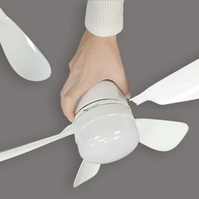 VENTILADOR NANO BLANCO 40CMS 5 PALAS - E-27